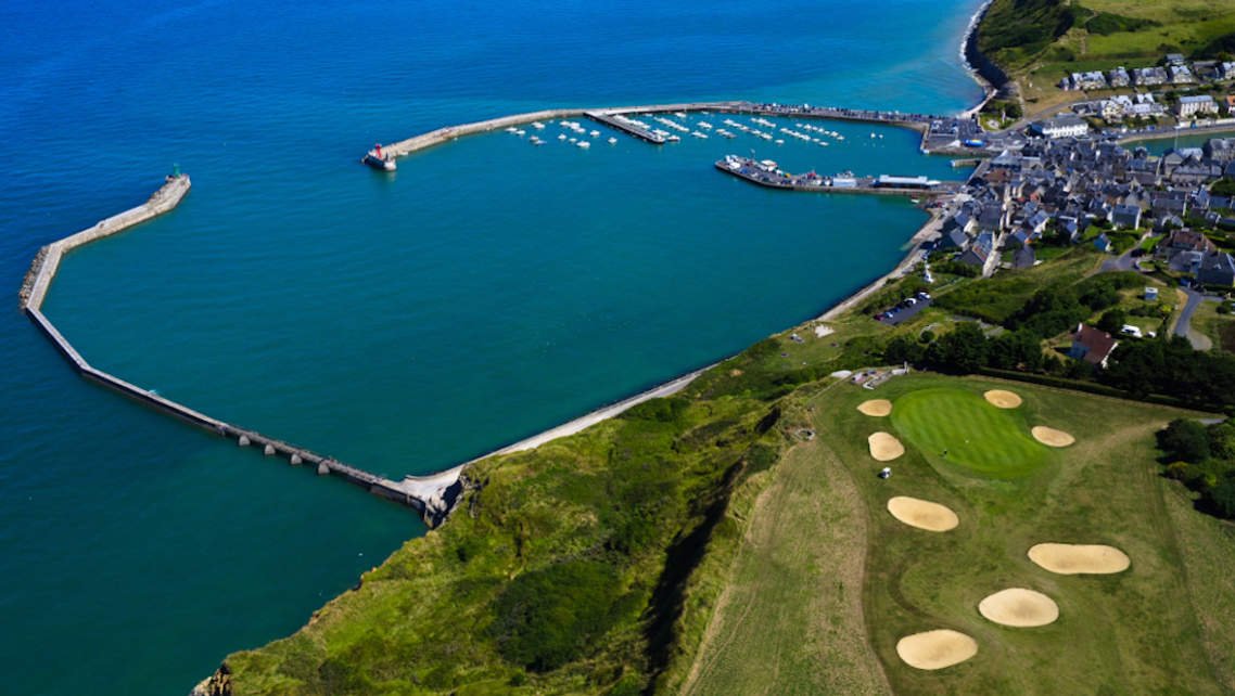 Golf Omaha Beach - Green et bunkers