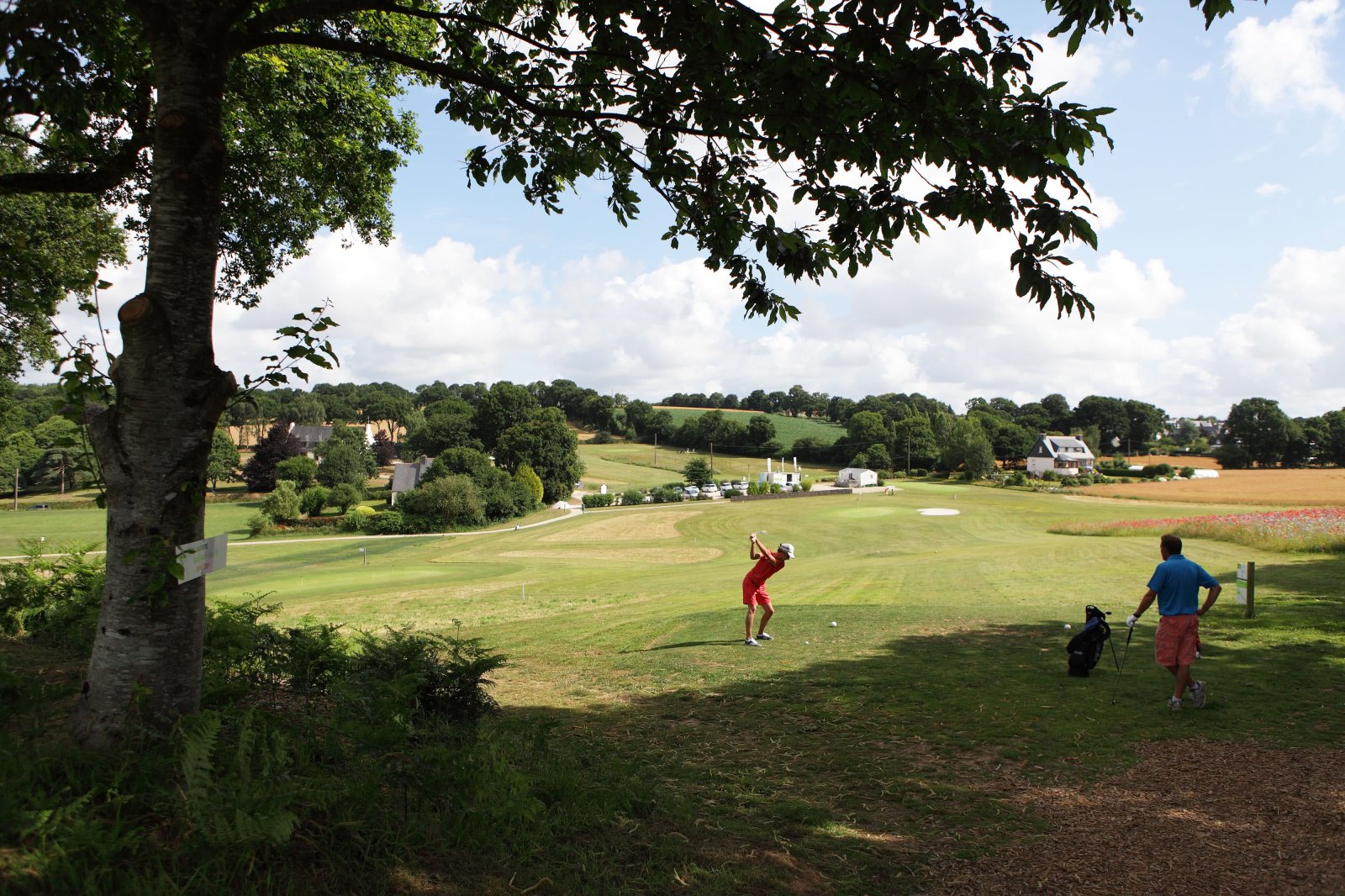 Carhaix Golf - Green et bunkers