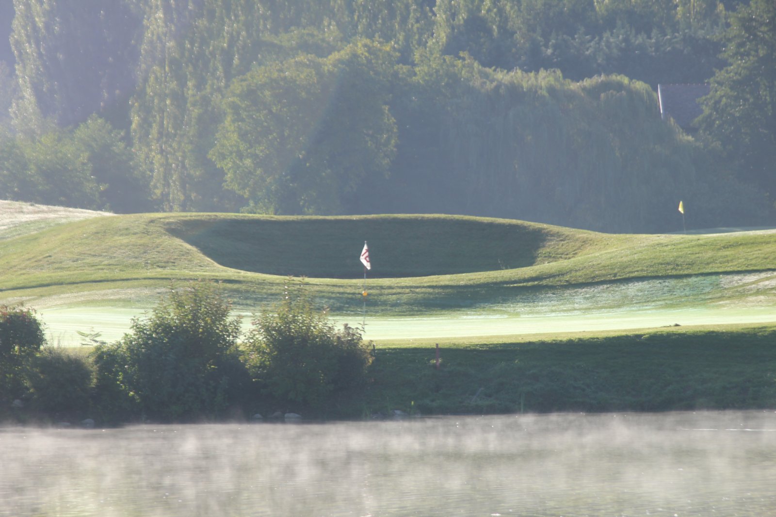 Club de Golf Alpe d’Huez - Green et bunkers