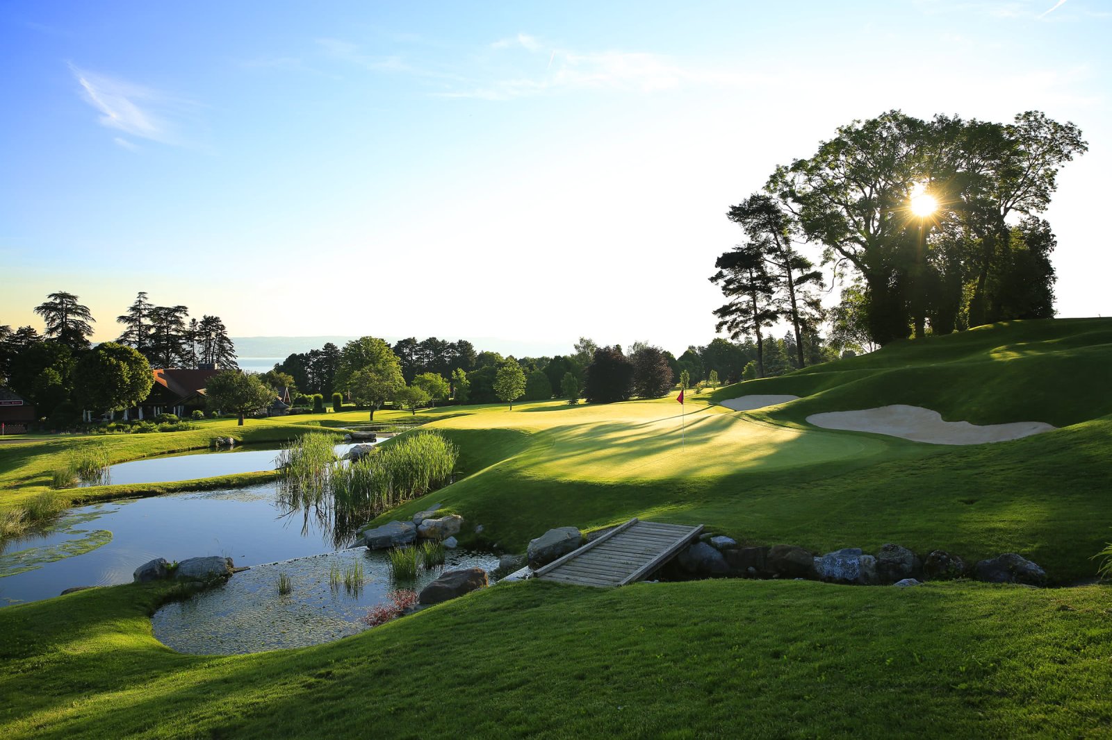 Évian Resort Golf Club - Panorama du parcours de golf