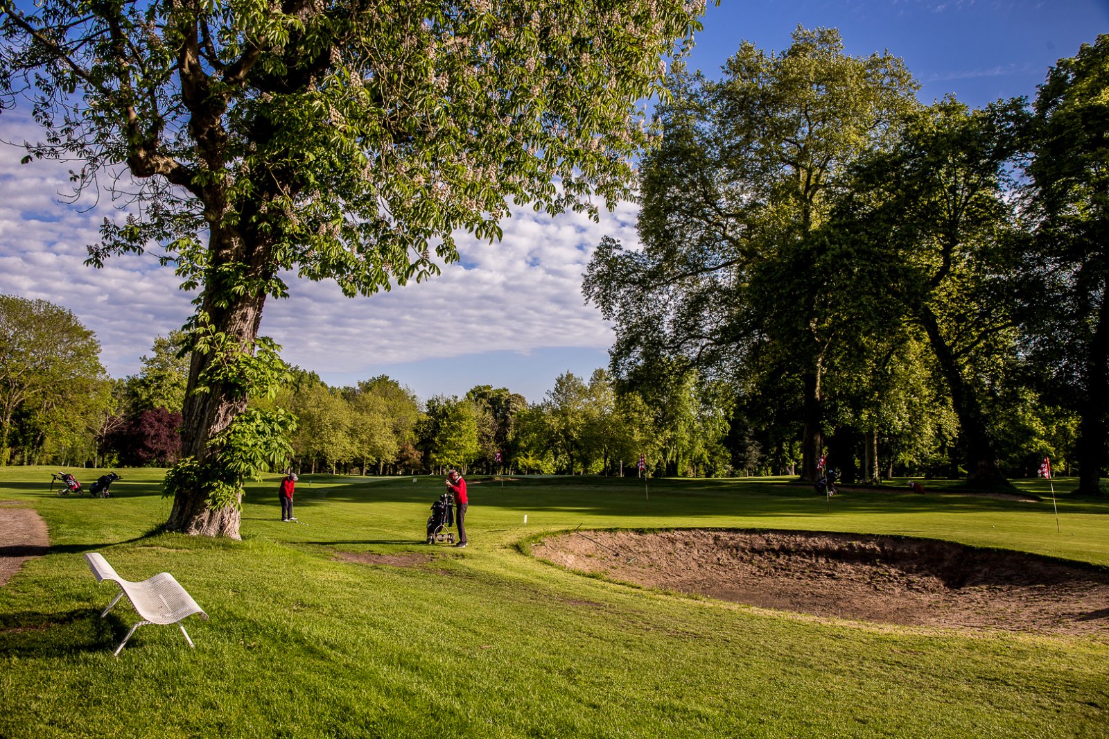 UGolf Coudray Montceaux - Fairway et green du parcours