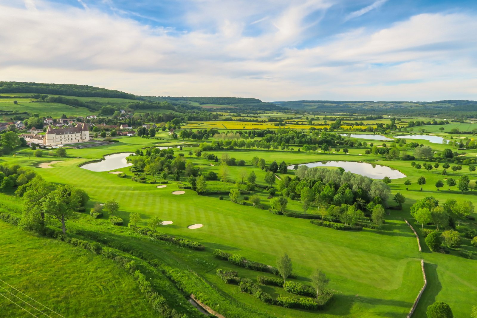 Hôtel Golf Château de Chailly - Green et bunkers