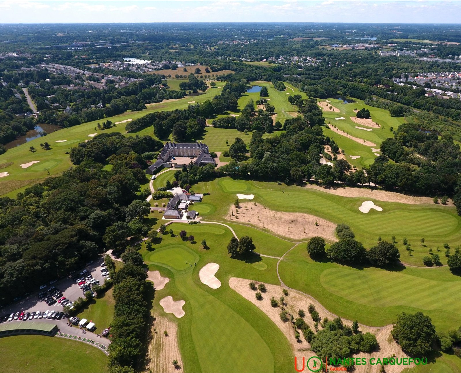 UGolf Nantes Carquefou - Fairway et green du parcours