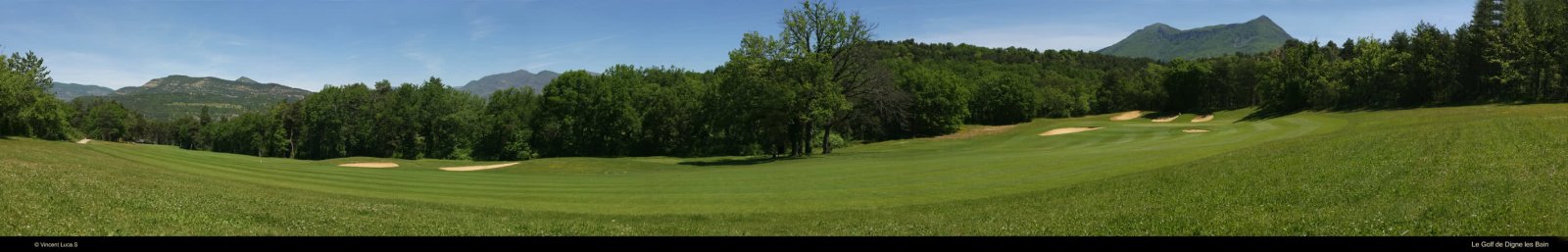 Golf Resort Digne les Bains - Green et bunkers