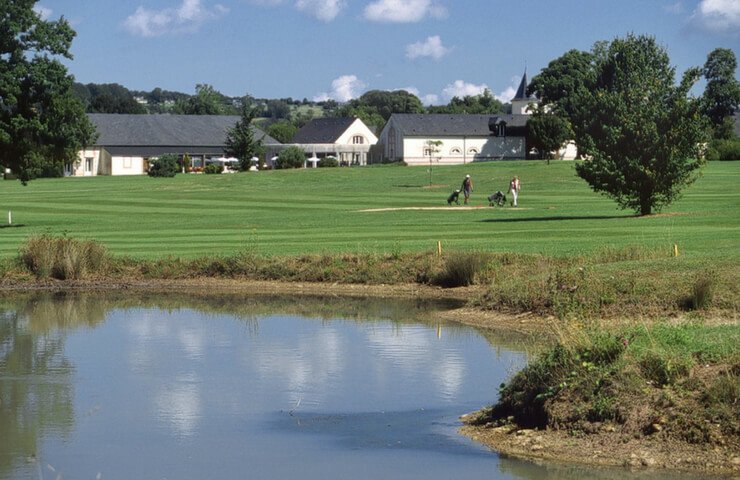 Golf Barrière saint Julien - Green et bunkers