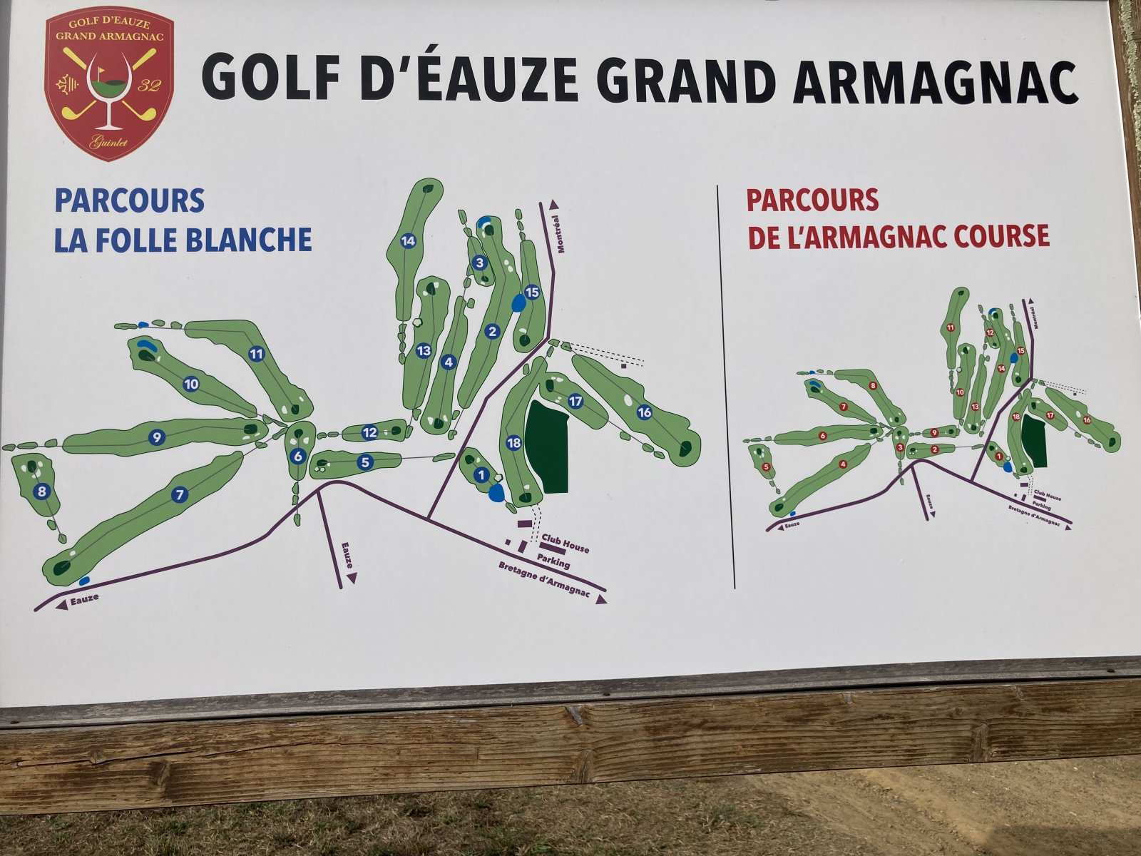 Golf Eauze Grand Armagnac - Panorama du parcours de golf
