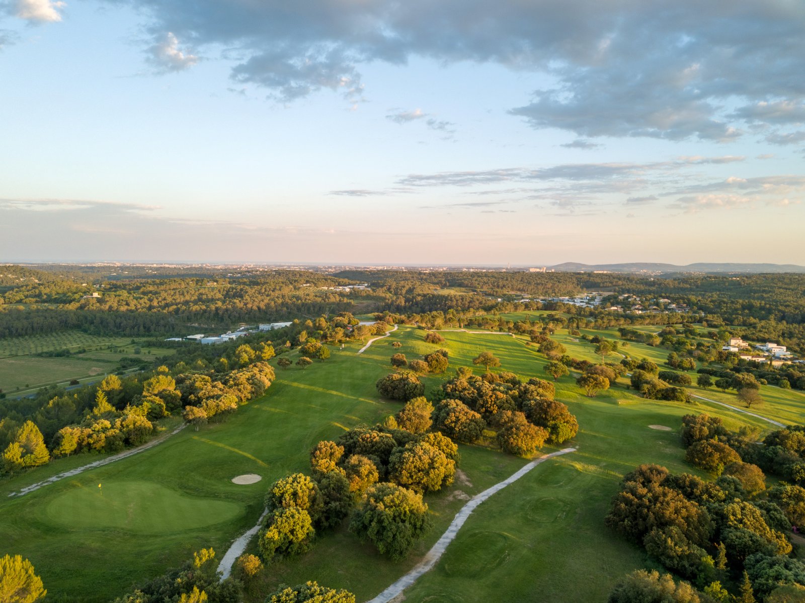 Golf de Castelnau le Lez - Green et bunkers