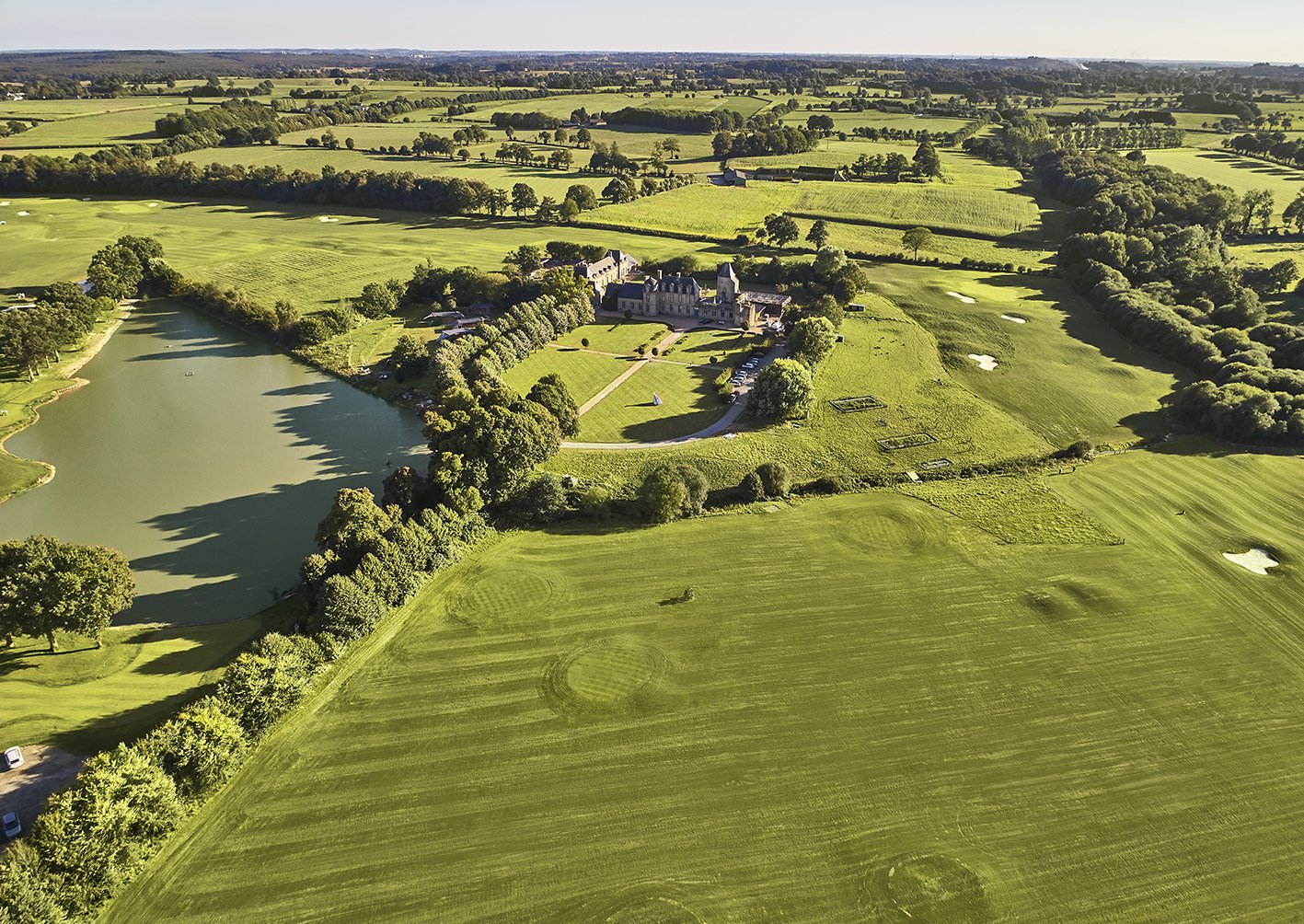 Golf du Château de Bois Guy - Fairway et green du parcours