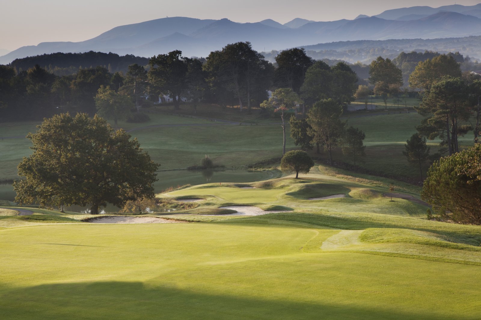 Golf Club d’Arcangues - Fairway et green du parcours