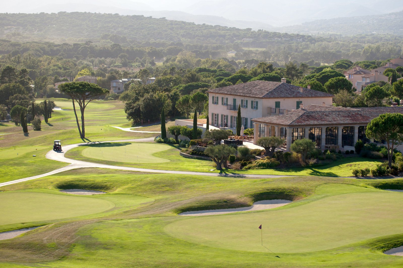 Golf Club de Gassin saint Tropez - Panorama du parcours de golf