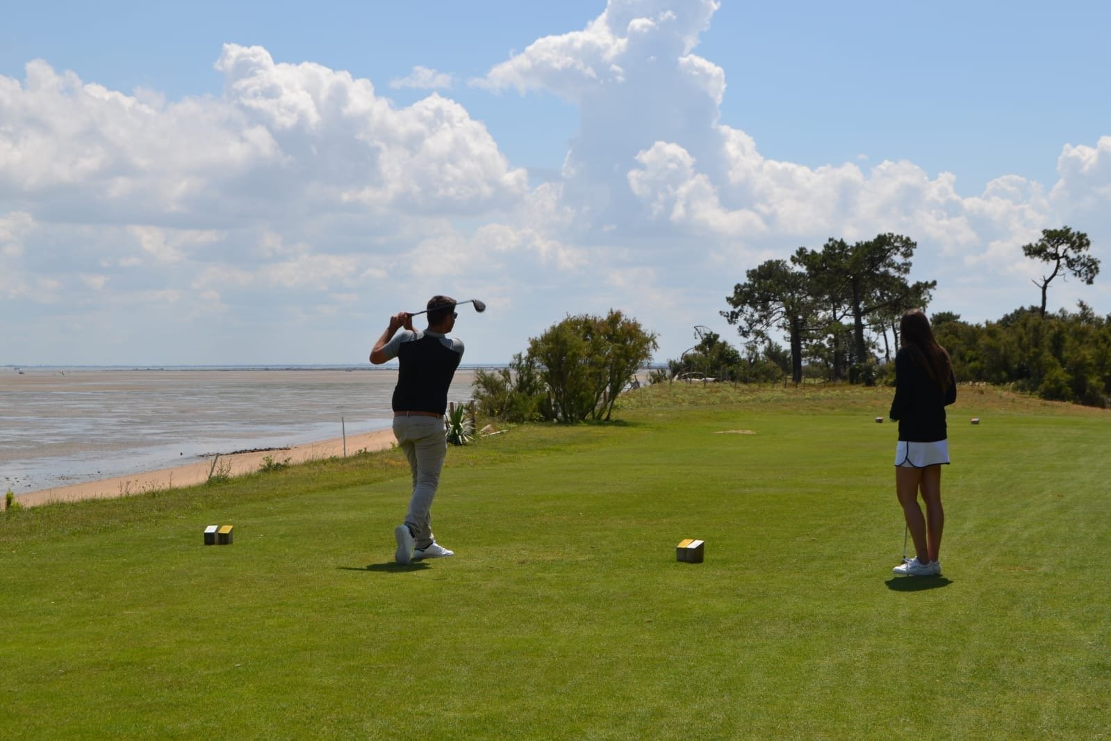 Golf Club d’Oléron - Fairway et green du parcours