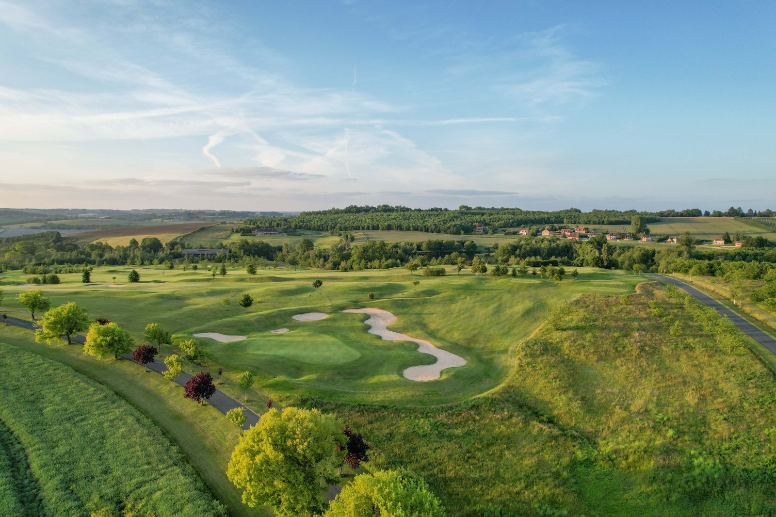 Golf Club Domaine d’Essendieras - Green et bunkers
