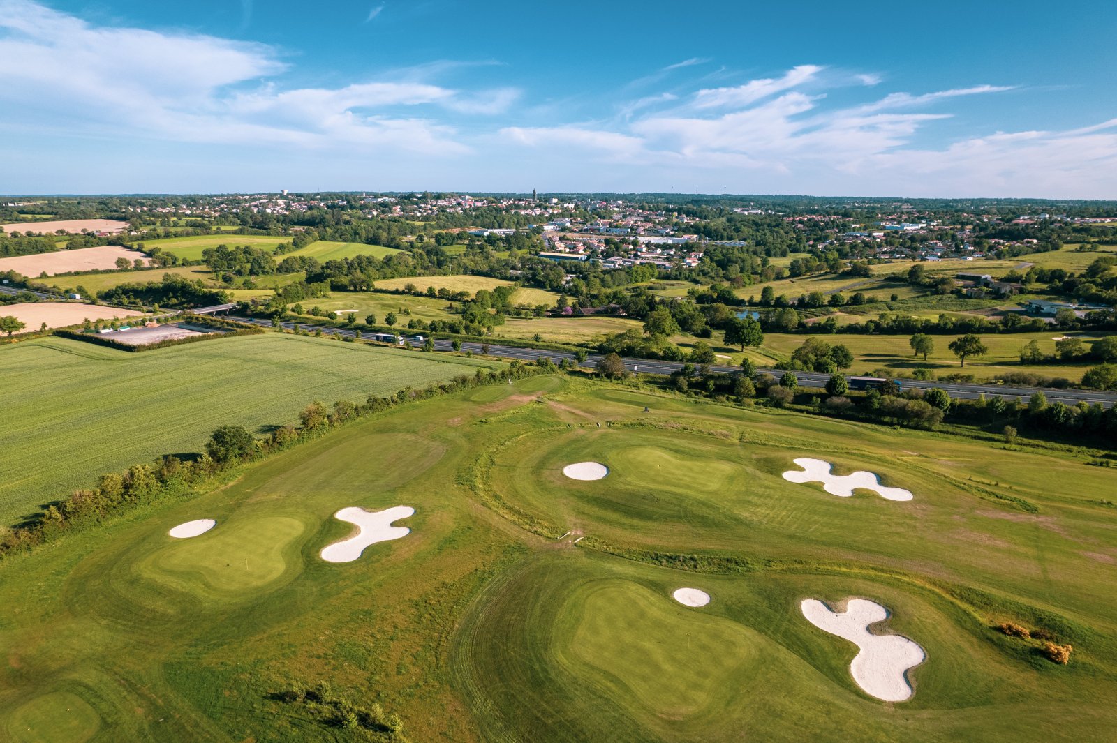 Golf de Bressuire - Fairway et green du parcours