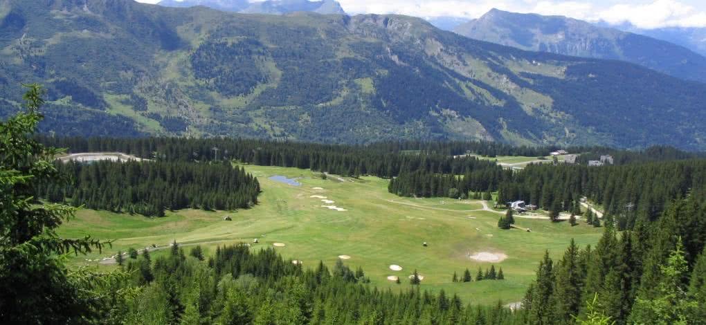 Golf Club Méribel - Fairway et green du parcours