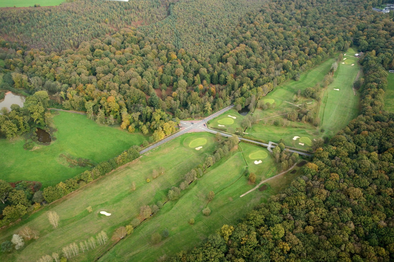 Golf d’Andaine Bagnoles de l’Orne - Fairway et green du parcours