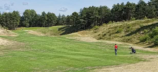 Golf de Belle Dune - Green et bunkers