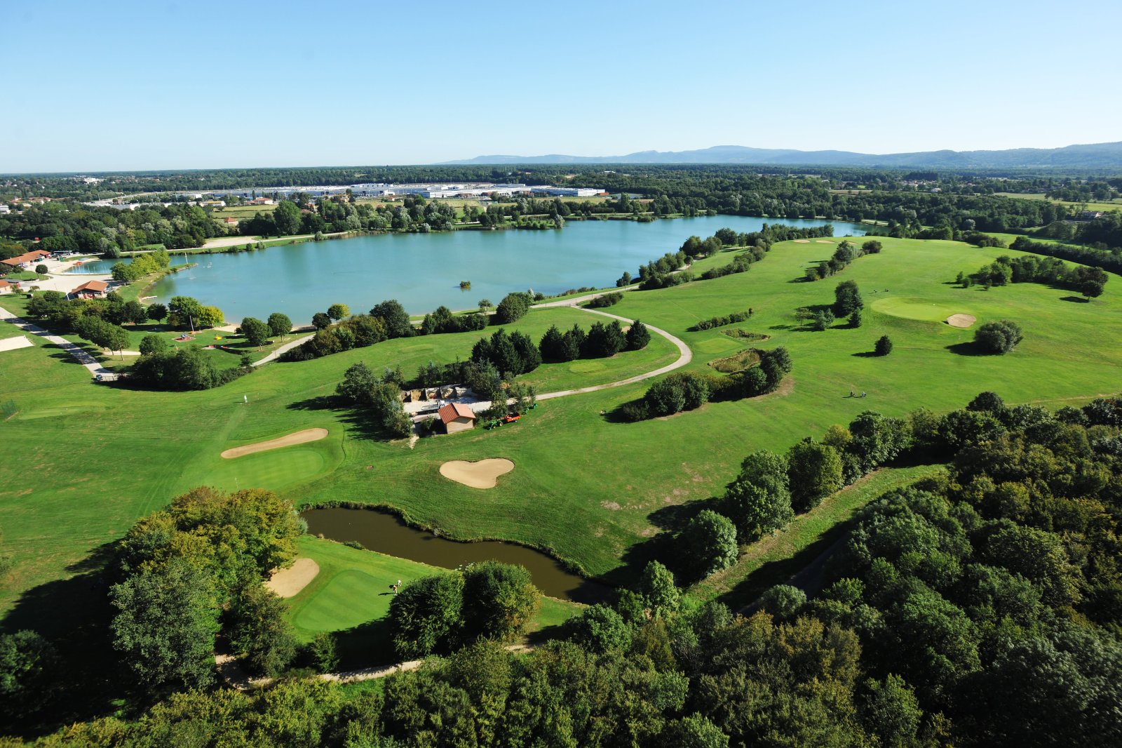 Golf de Bourg en Bresse - Fairway et green du parcours