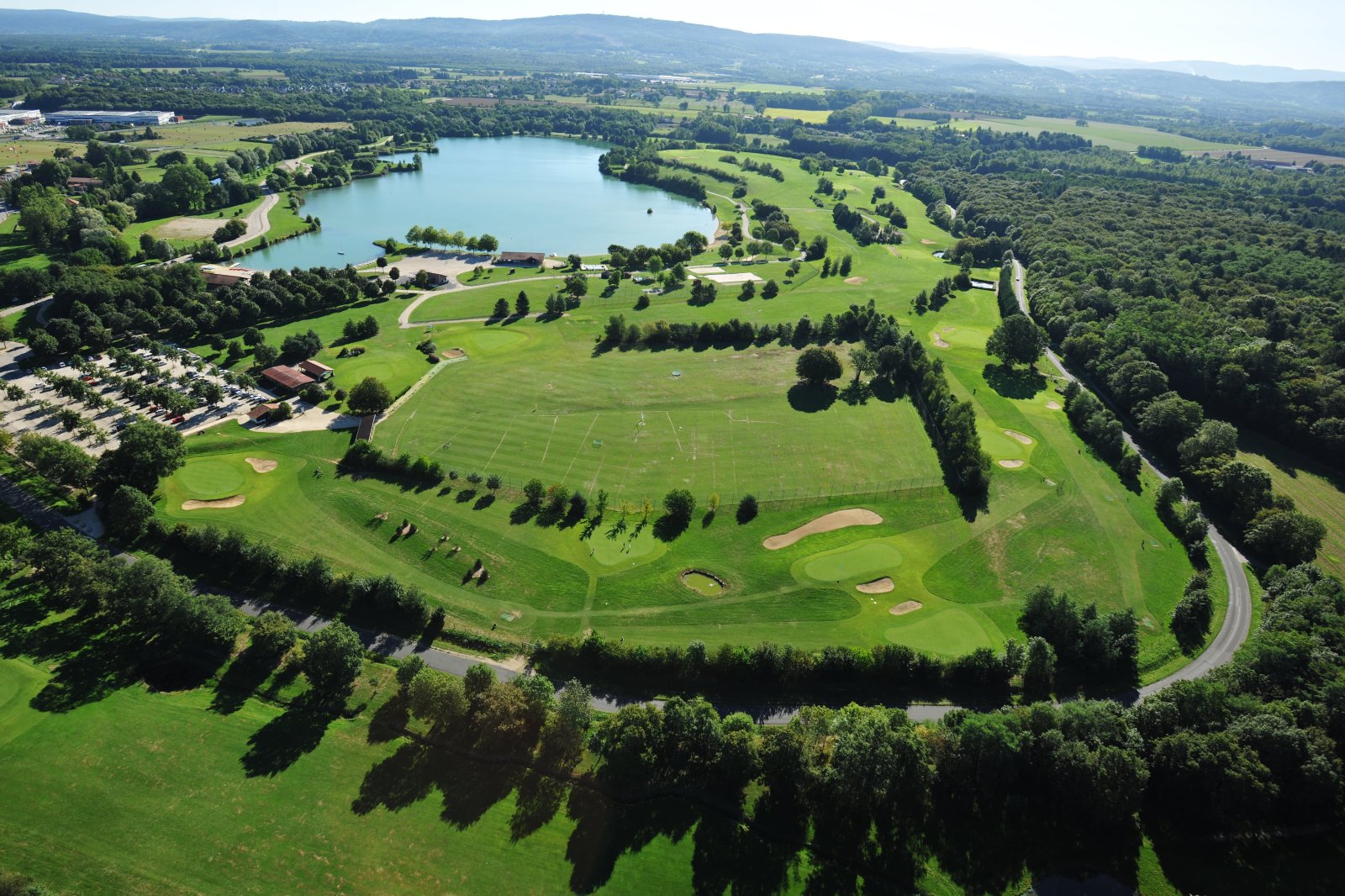 Golf de Bourg en Bresse - Green et bunkers