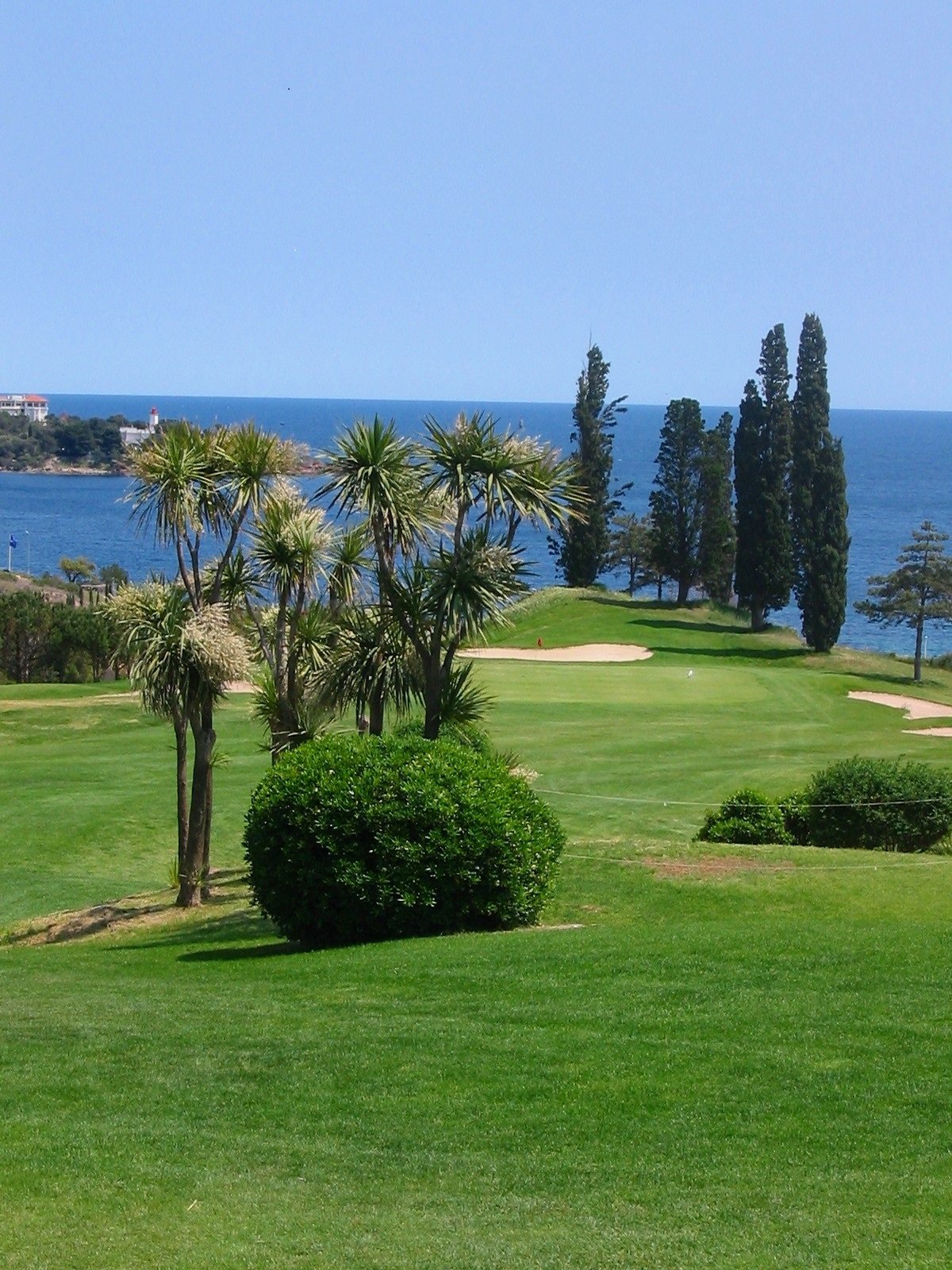 Golf des Roches d’Azur - Green et bunkers