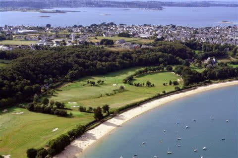 Golf de la Baie de Morlaix Carantec - Green et bunkers