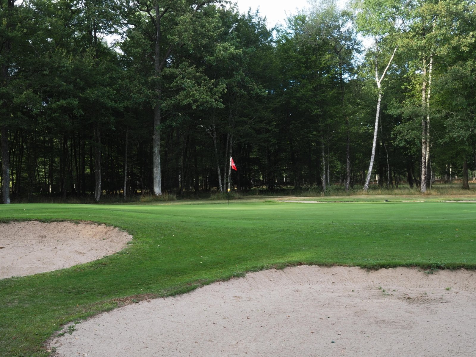 Golf de Clairis - Green et bunkers