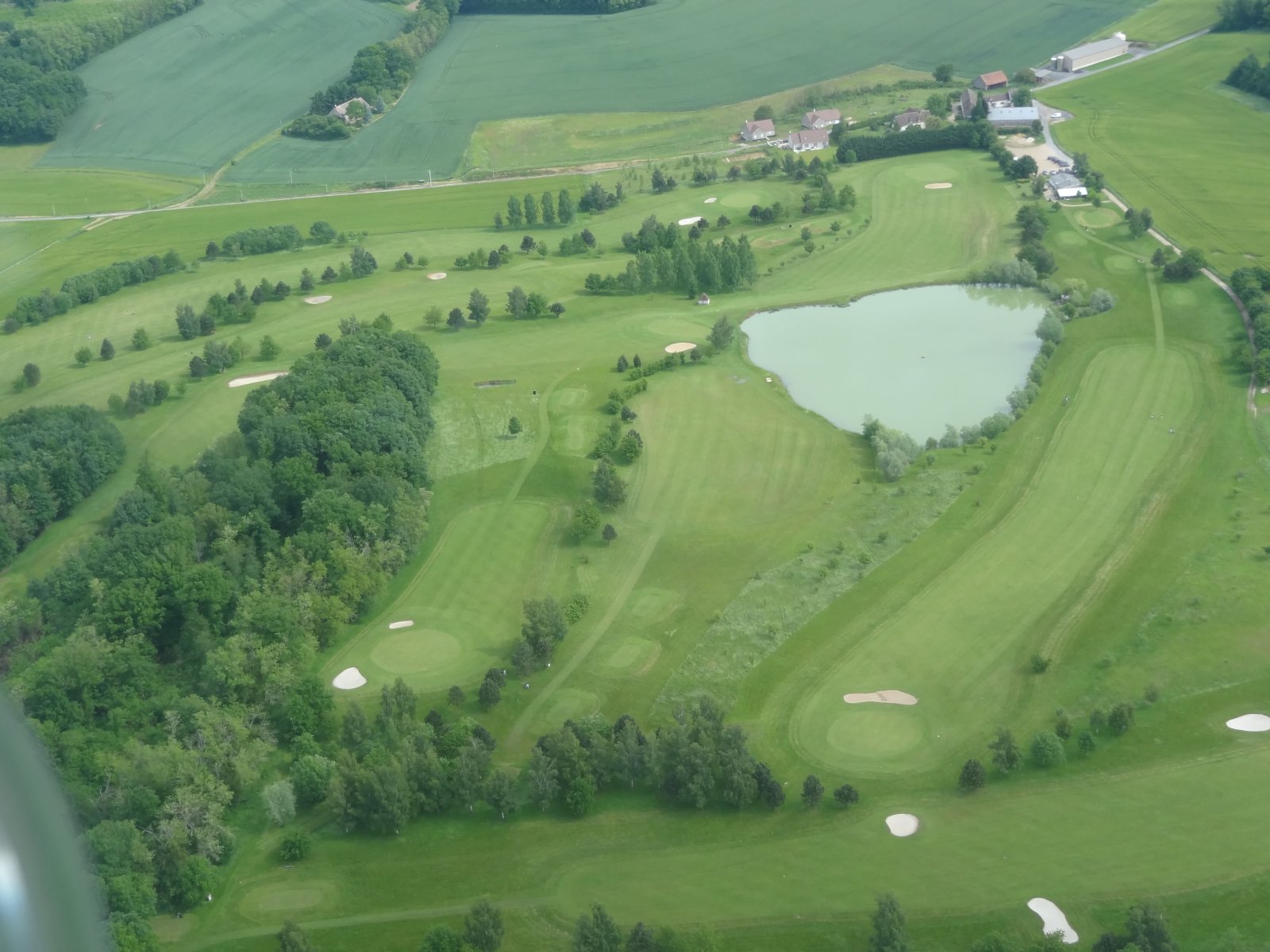 Golf de Clairis - Panorama du parcours de golf