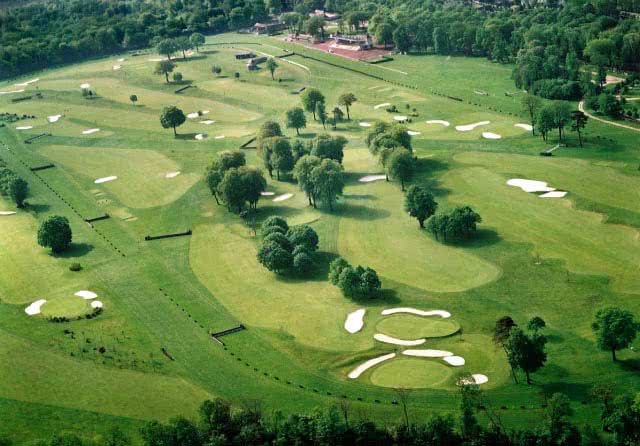 Golf de Compiegne - Fairway et green du parcours