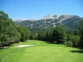 Golf de Correncon en Vercors - Green et bunkers