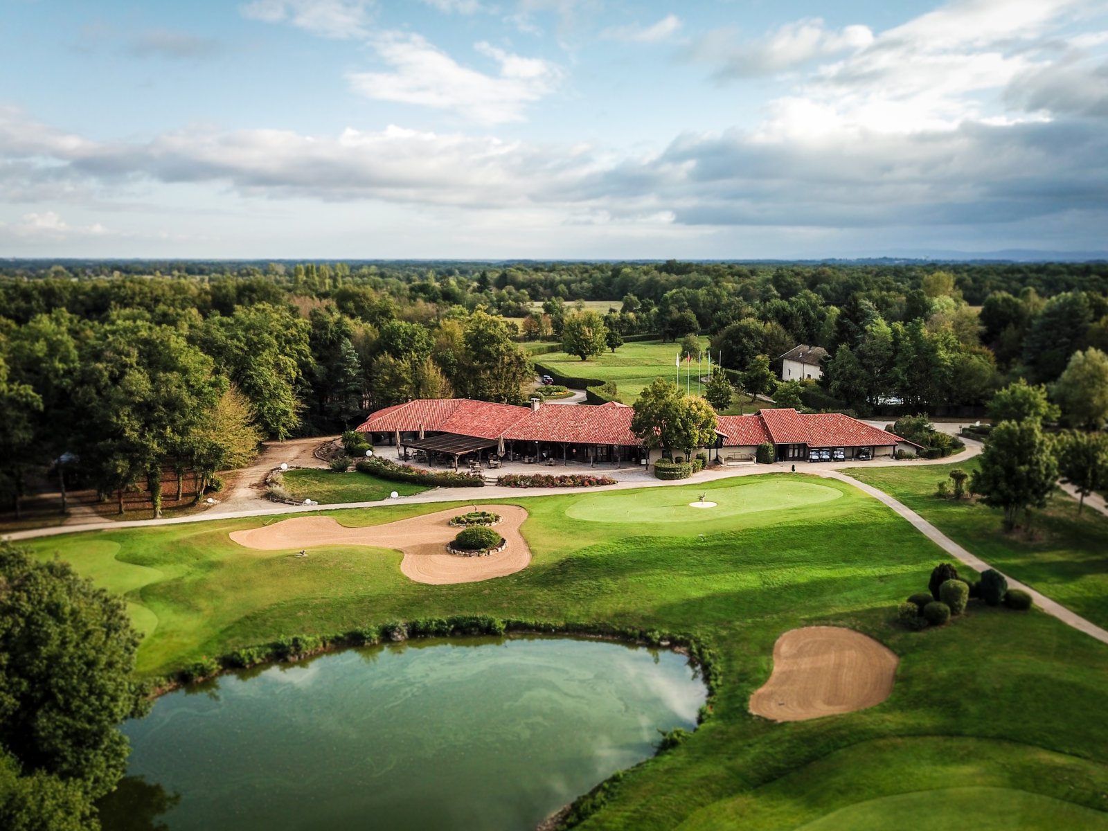 Golf de la Bresse - Fairway et green du parcours