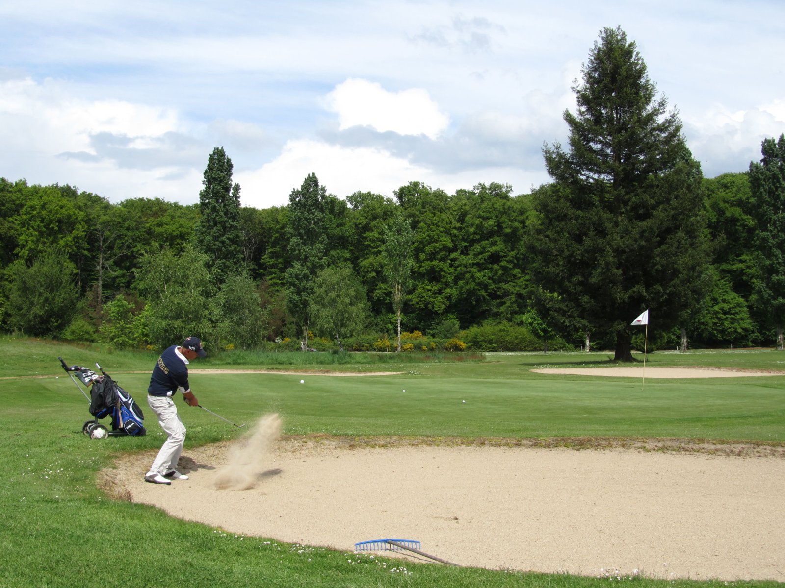 Golf de la Picardiere - Green et bunkers