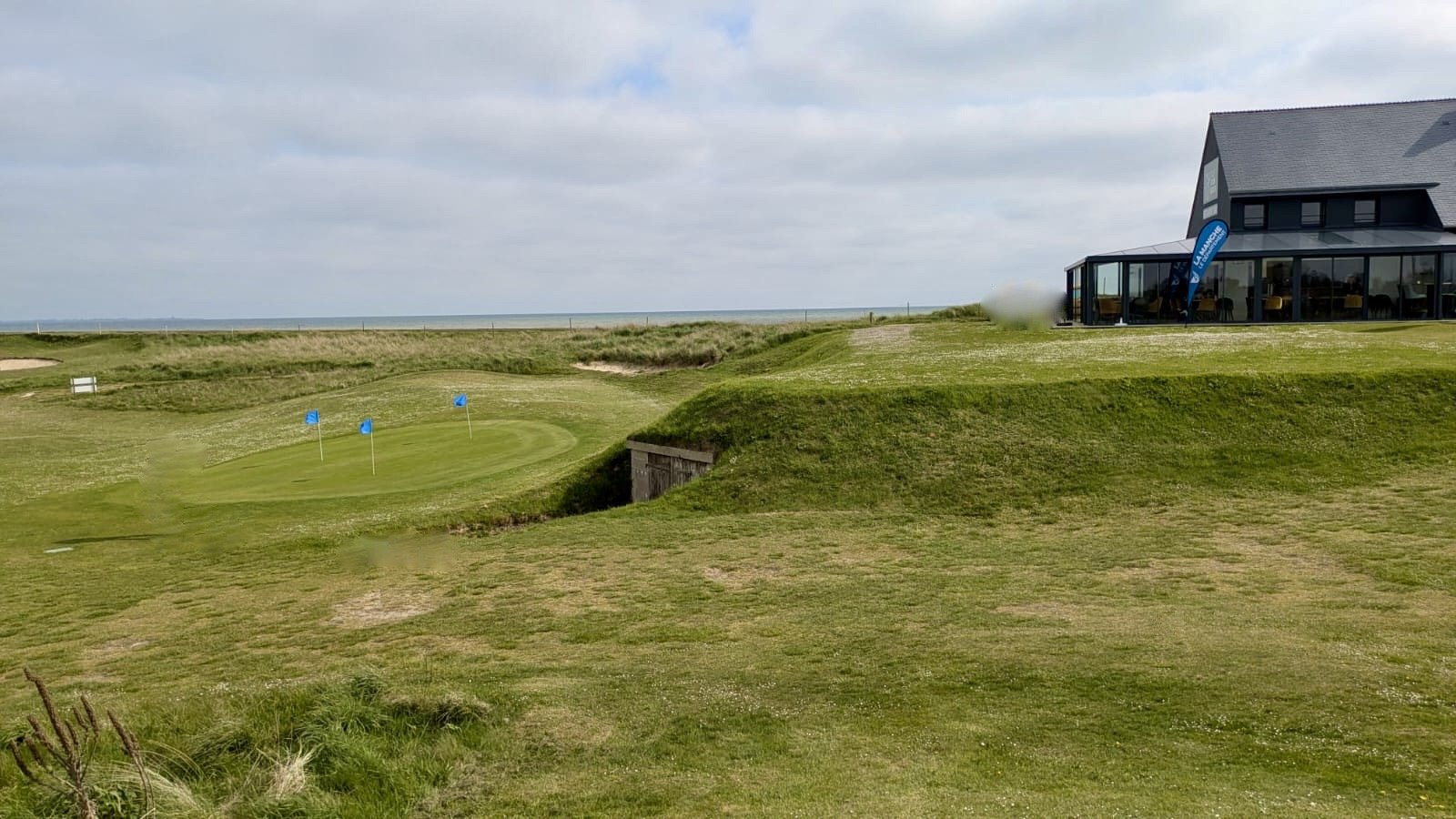 Golf Utah Beach Normandie - Panorama du parcours de golf