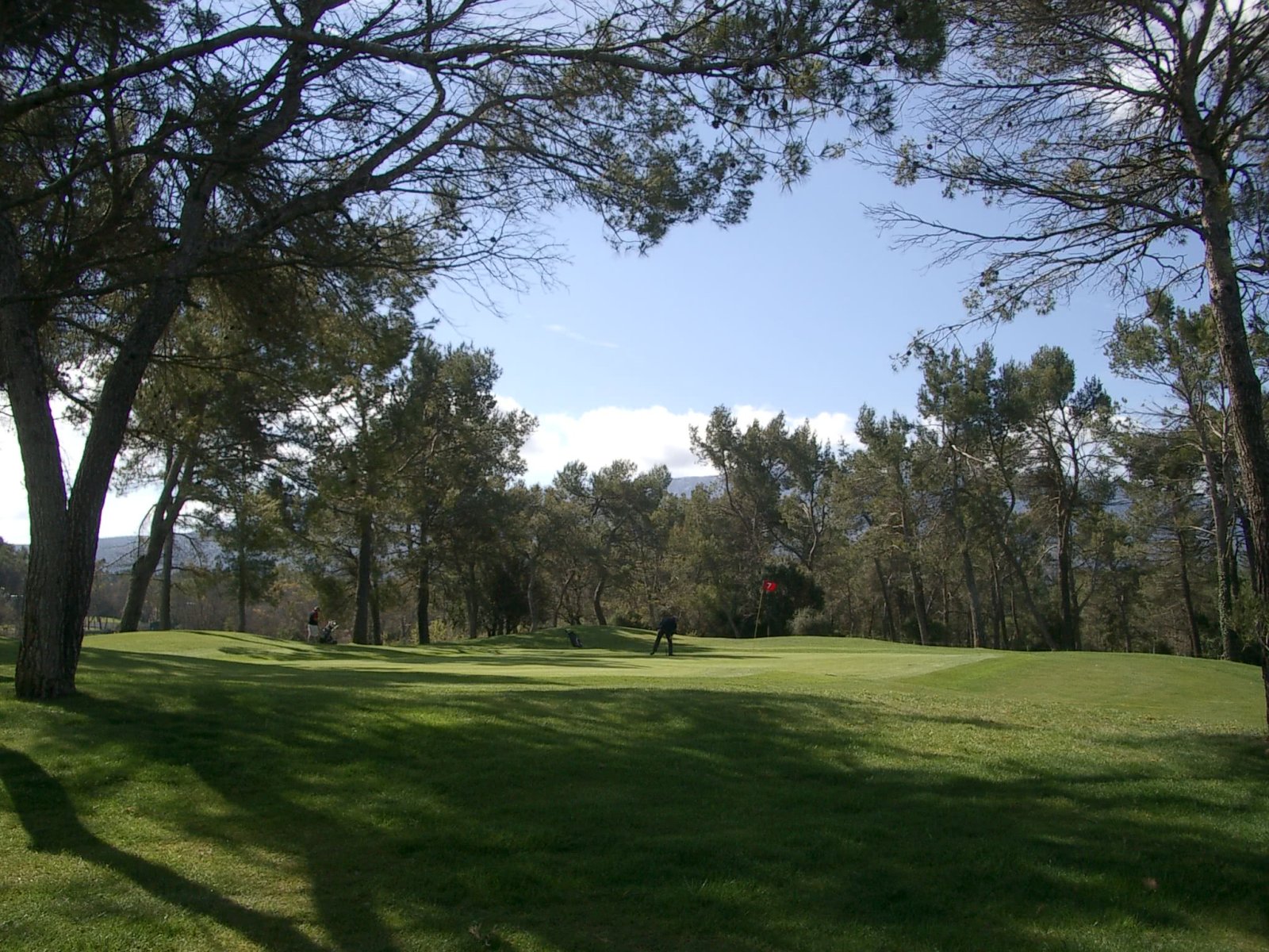 Golf de la sainte Baume - Green et bunkers
