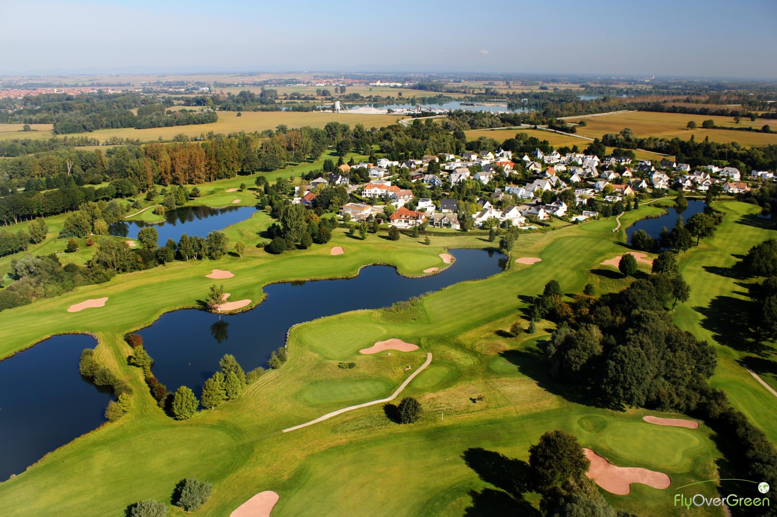 Golf de la Wantzenau - Green et bunkers