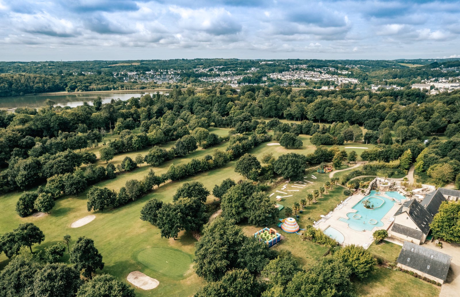 Golf de Lanniron Quimper - Green et bunkers
