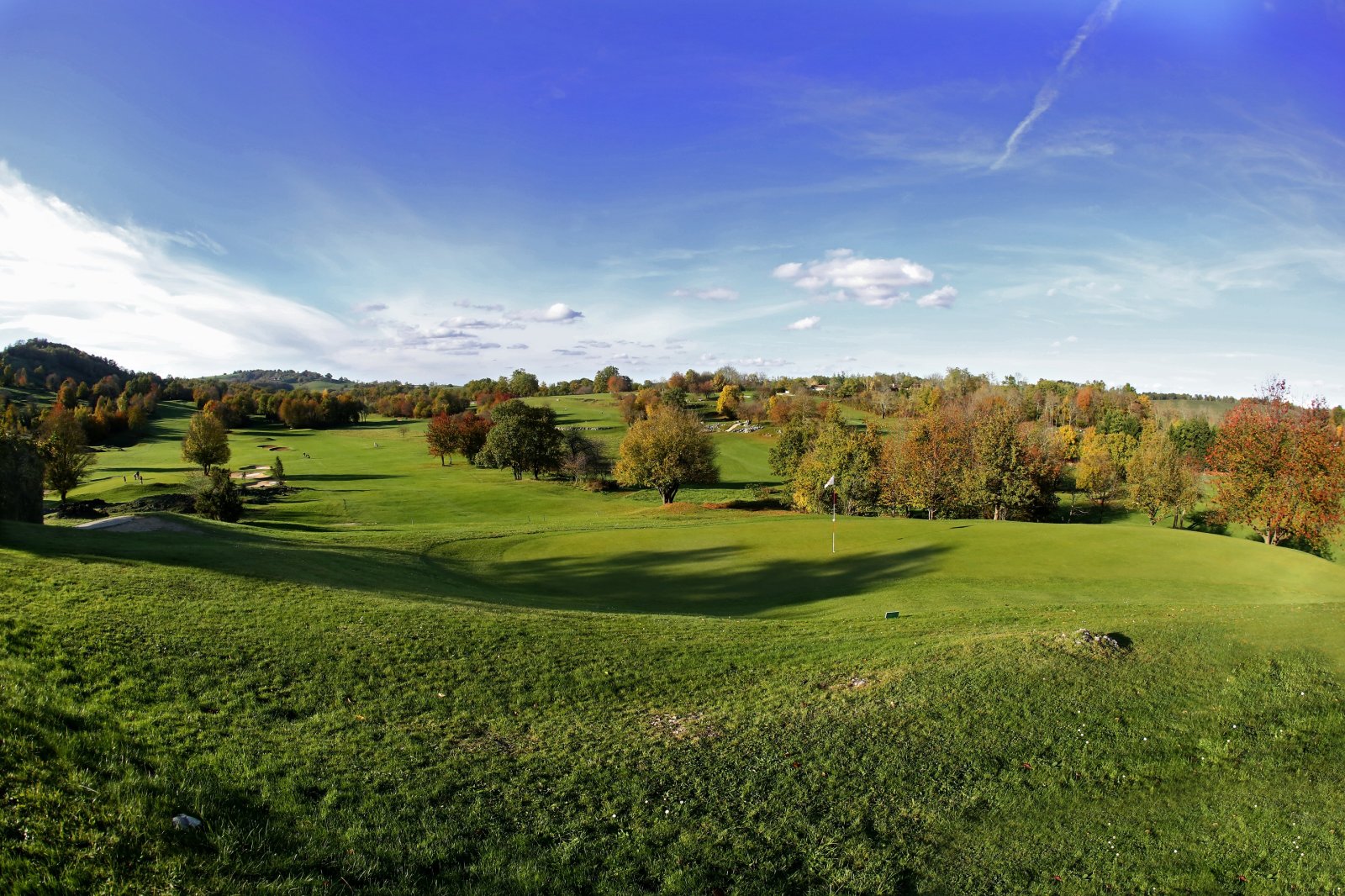 Ecogolf Ariege Pyrenees - Panorama du parcours de golf