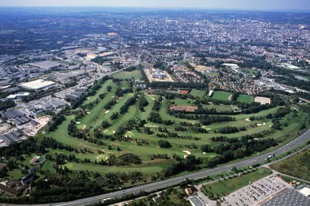 Golf de Limoges - Green et bunkers