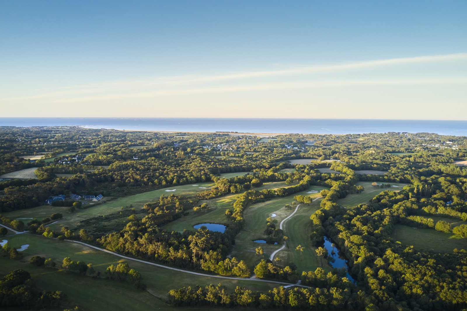 Golf Bluegreen l’Odet - Fairway et green du parcours