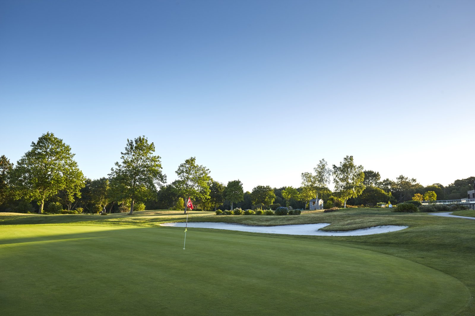 Golf Bluegreen l’Odet - Green et bunkers