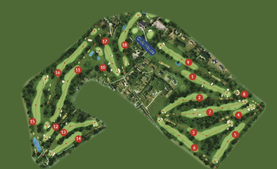 Golf de Mannevillette - Fairway et green du parcours