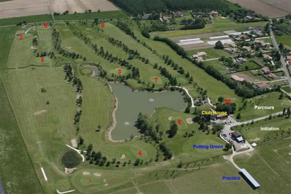 Golf de Marmande - Fairway et green du parcours