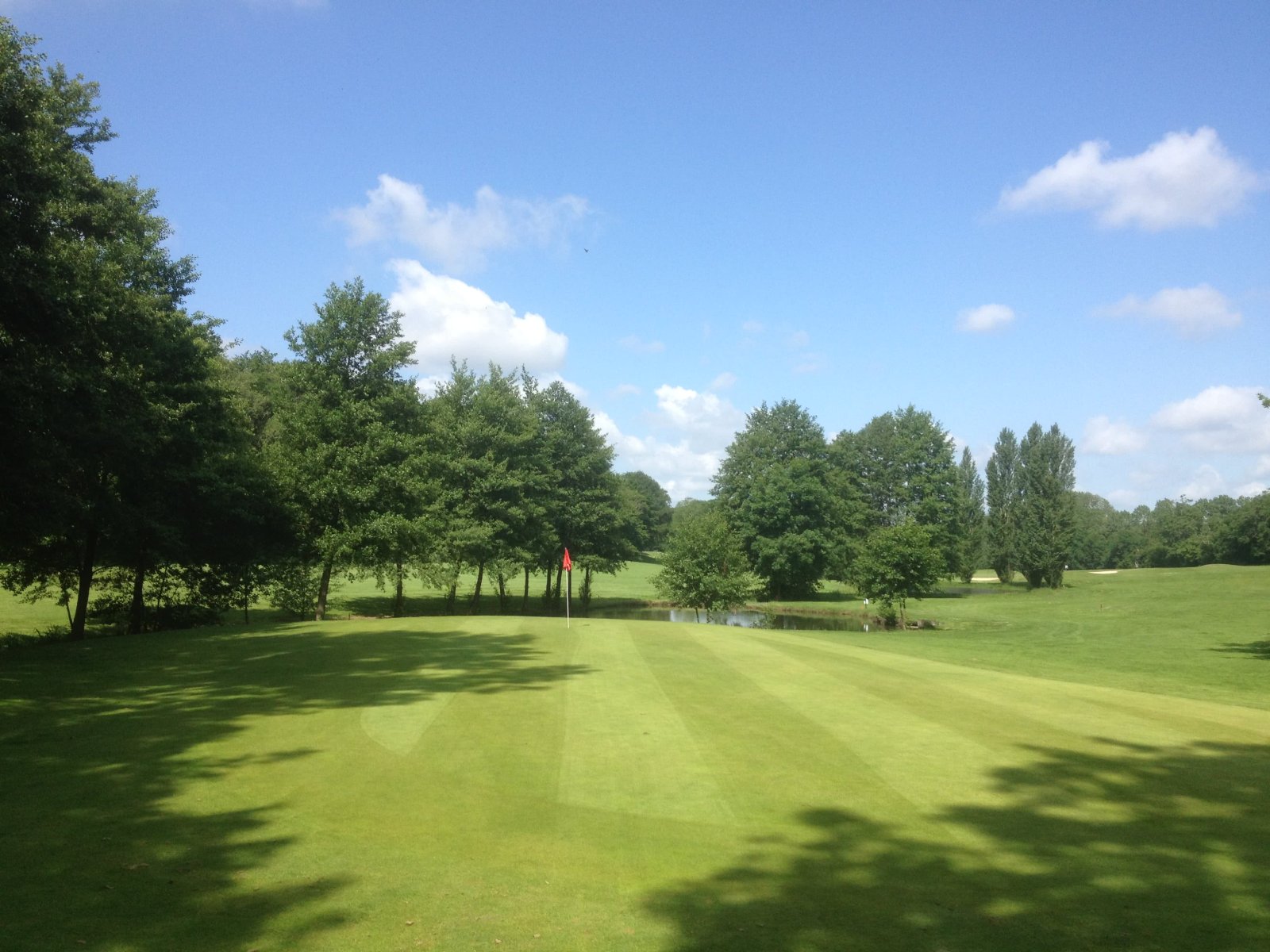 Golf Bluegreen Mazières en Gatine - Green et bunkers