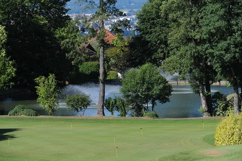 Golf de Mornex - Fairway et green du parcours