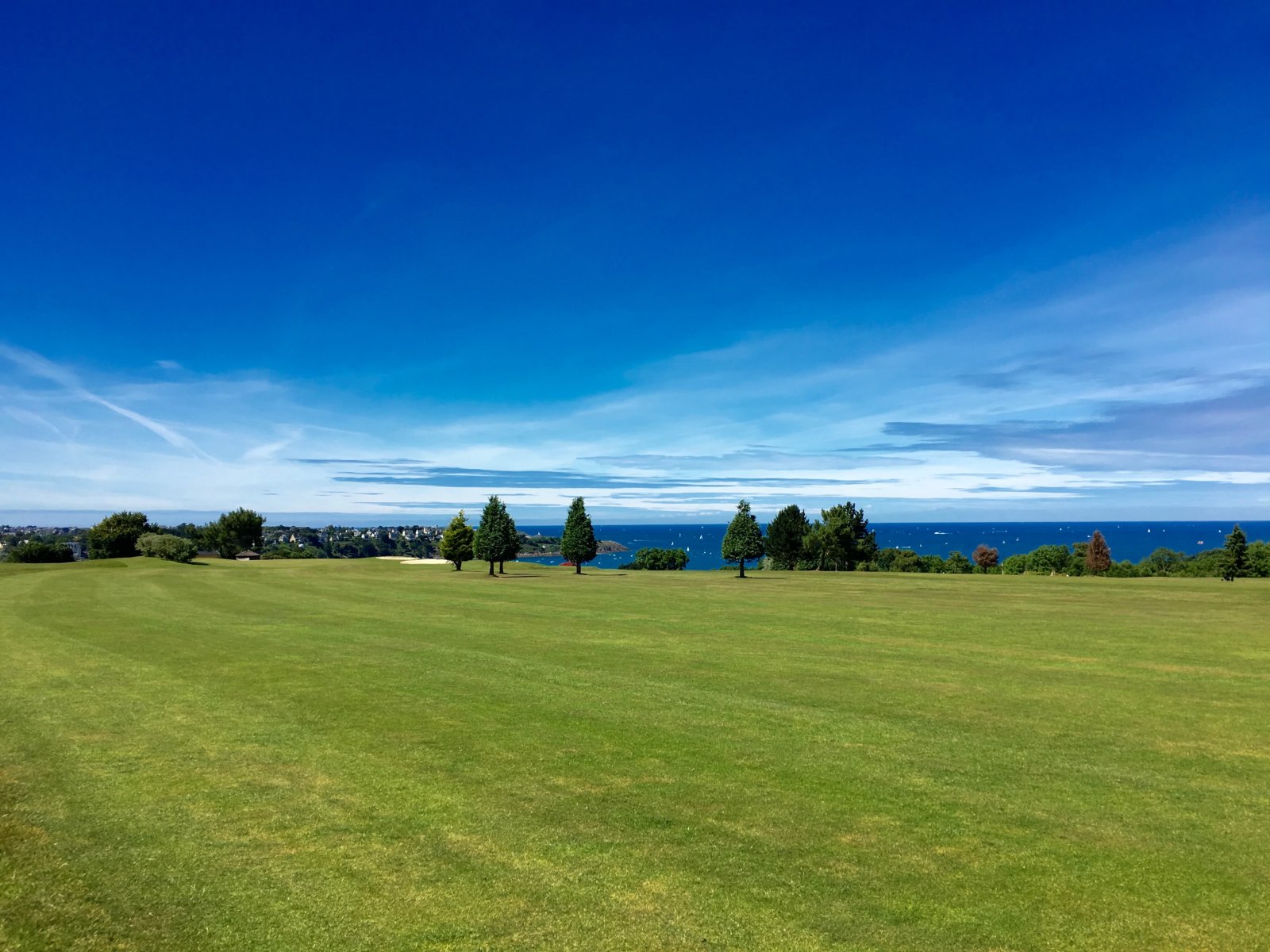 Golf de saint Cast - Panorama du parcours de golf