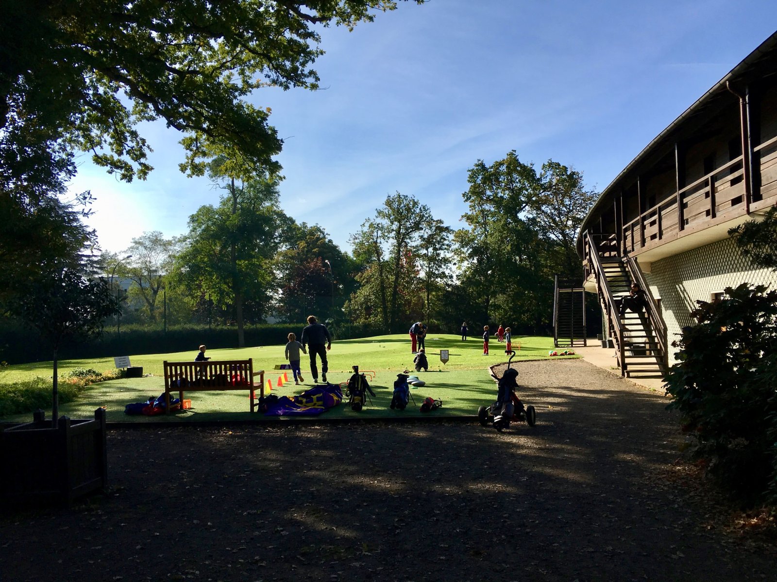 Golf de saint Cloud - Panorama du parcours de golf