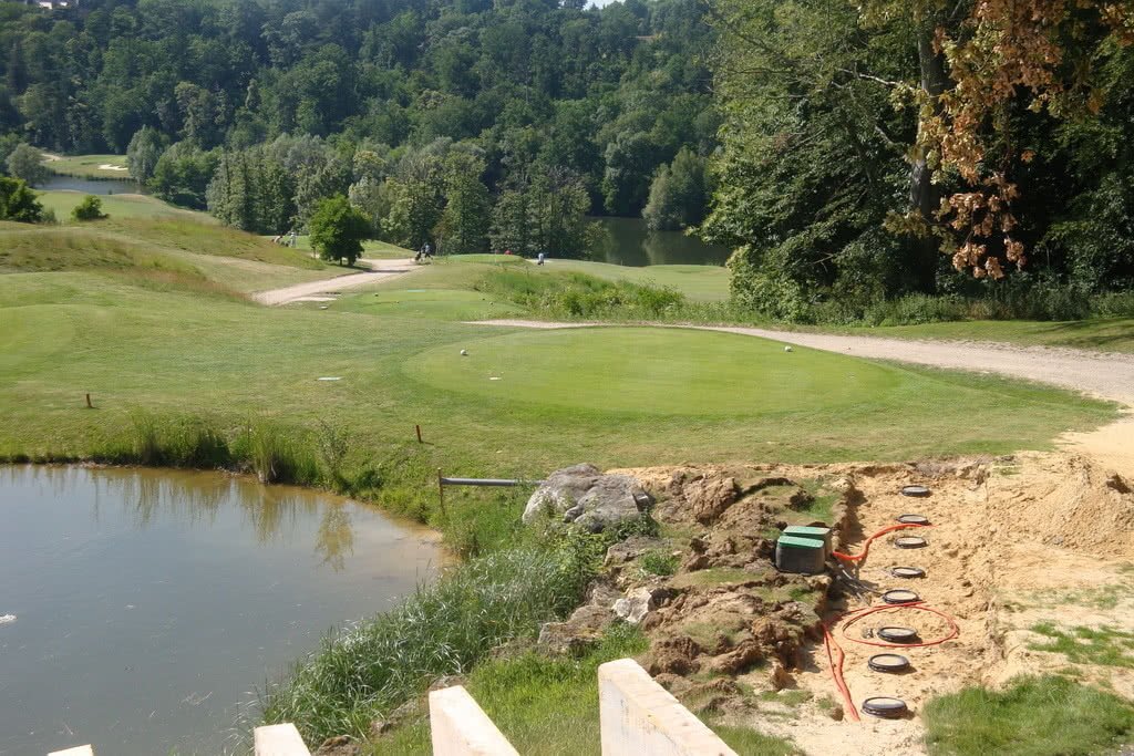 Golf de saint Marc - Fairway et green du parcours