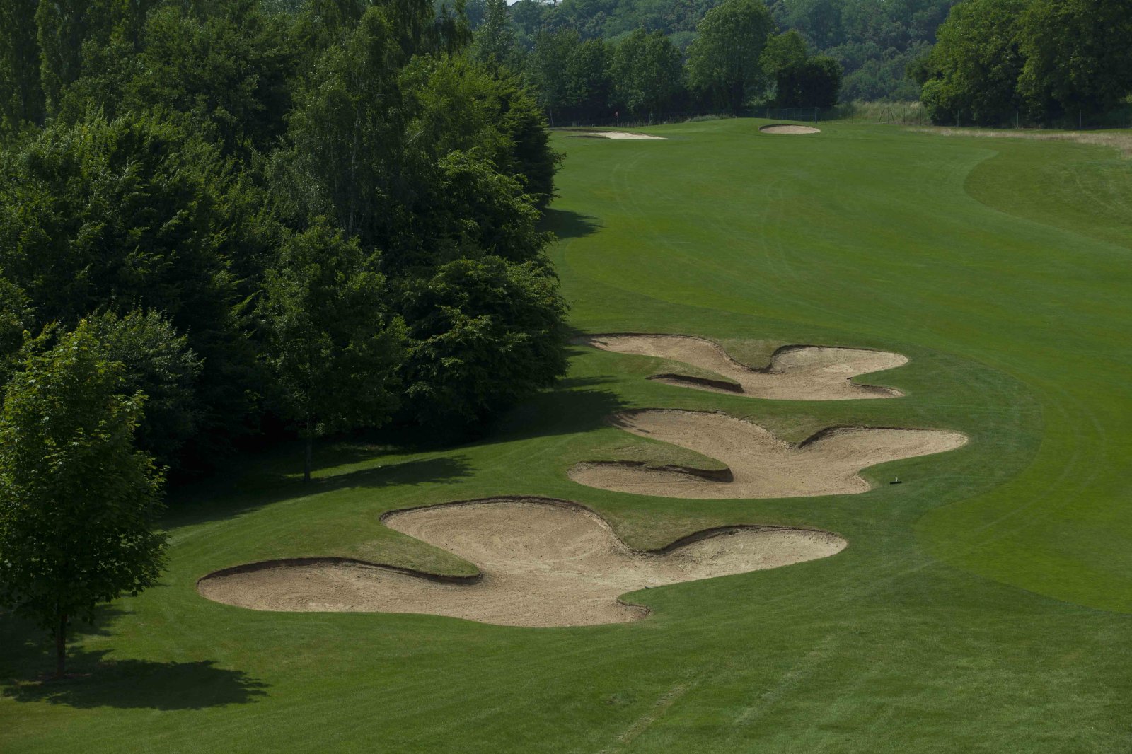 Golf de saint Quentin Mesnil - Fairway et green du parcours
