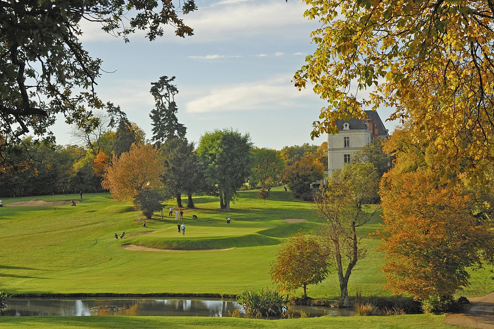 Golf de Touraine - Green et bunkers
