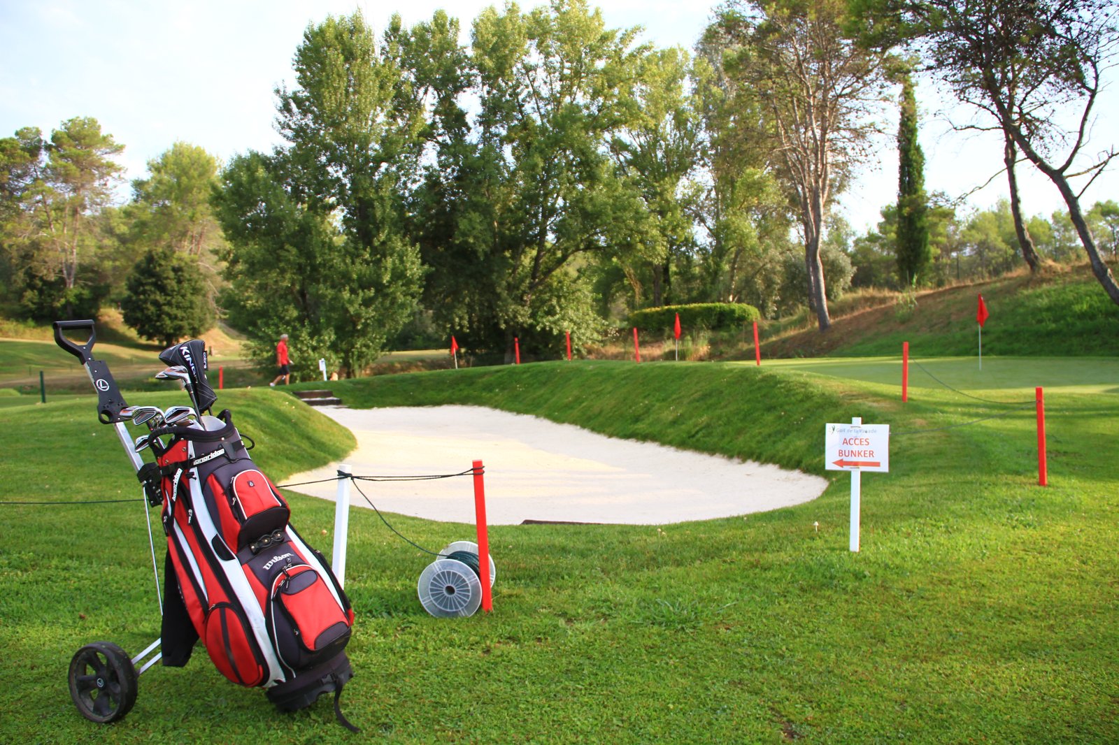 Golf de la Vanade - Green et bunkers