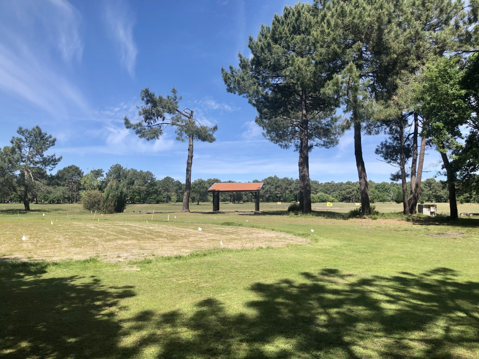 Golf des Aiguilles Vertes Lanton - Green et bunkers