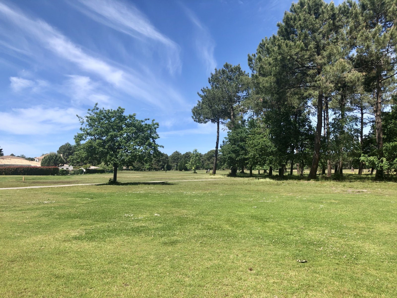 Golf des Aiguilles Vertes Lanton - Panorama du parcours de golf